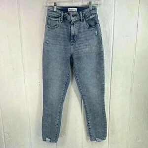 Abercrombie & Fitch Women’s Super Skinny Ankle High Rise Size 27/4R Jeans 26”